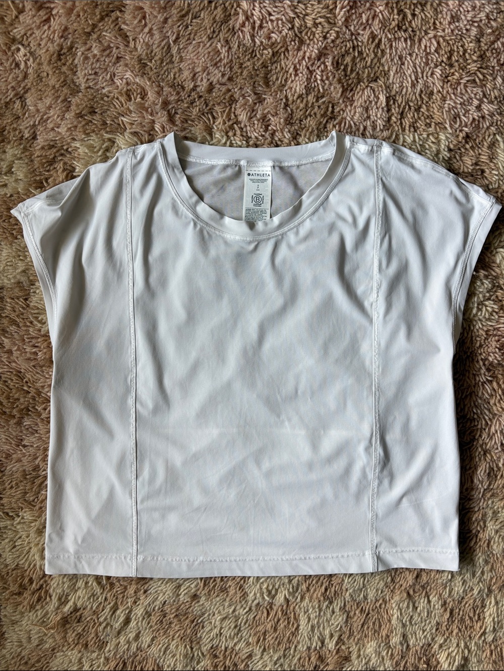 Athleta Ultimate Hybrid Tee - small - new without tags